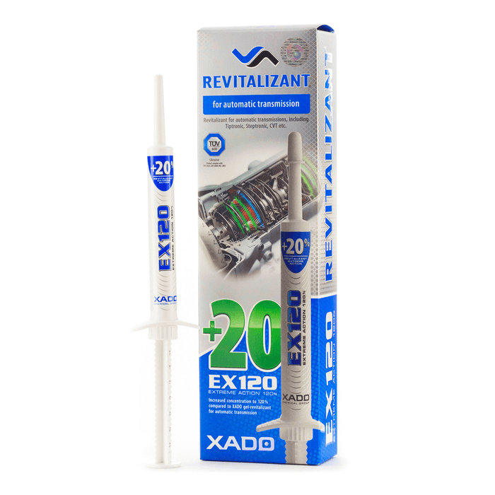 XADO EX120 Revitalizant for Automatic Transmission - Oil Additive - Restore and Fix CVT - Shudder Slipping & Sticking Protectant Fluid