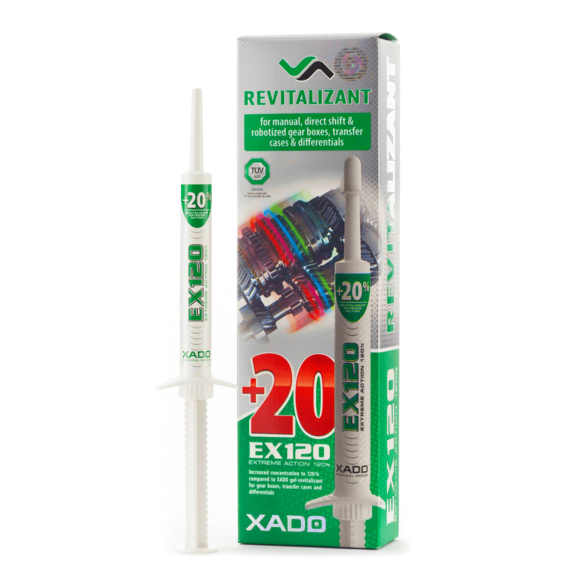 XADO Revitalizant EX120 for manual gear box - NO PACKAGING — XADO US