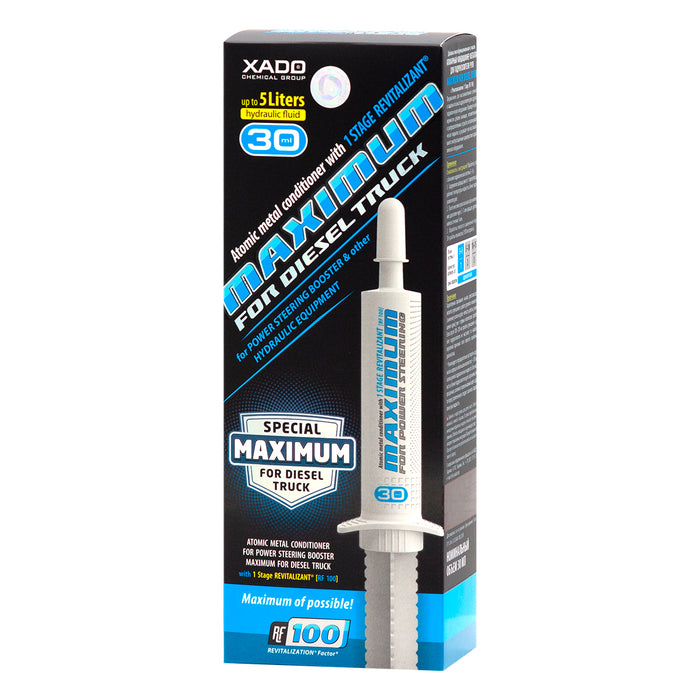 XADO Maximum Power Steering for Diesel Truck para el servomotor hidráulico de dirección de camiones diésel