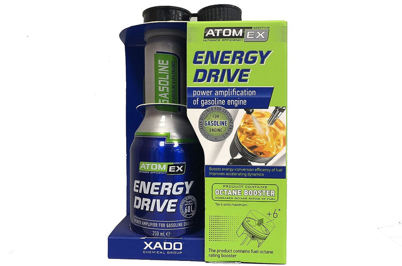 XADO Energy Drive: potenciador avanzado de octano y potenciador del rendimiento del motor para vehículos de gasolina