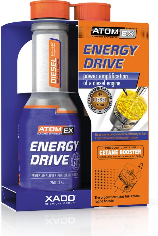 XADO Energy Drive: Diesel Cetane Boost & Performance Additive - DAMAGED