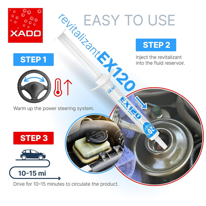 XADO Revitalizant EX120 for power steering booster