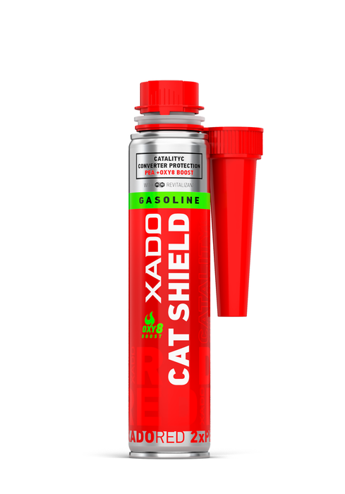 XADO RED CAT SHIELD – Catalytic Converter & Combustion System Cleaner with Revitalizant (250 ml)