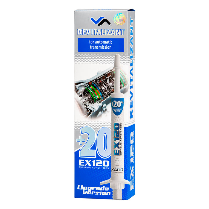 XADO EX120 Revitalizant for Automatic Transmission - Oil Additive - Restore and Fix CVT - Shudder Slipping & Sticking Protectant Fluid