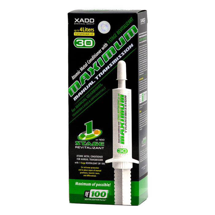 XADO Atomic Metal Conditioner Maximum for Manual Transmission with 1 Stage Revitalizant