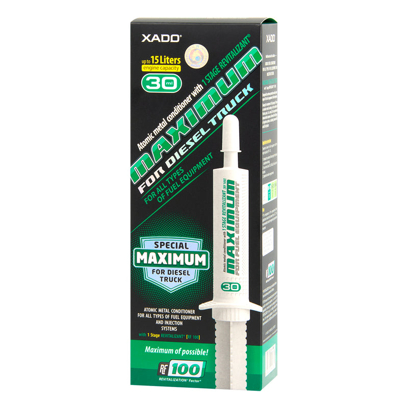 XADO Atomic Metal Conditioner Maximum Diesel Truck for All Types of Fuel Equipment
