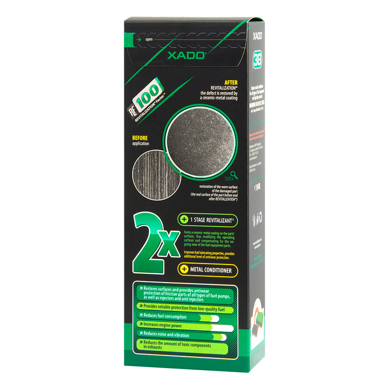 XADO Atomic Metal Conditioner Maximum Diesel Truck for All Types of Fuel Equipment