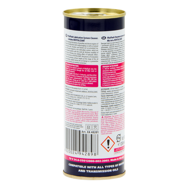 Vita Flush - limpiador del sistema de aceite