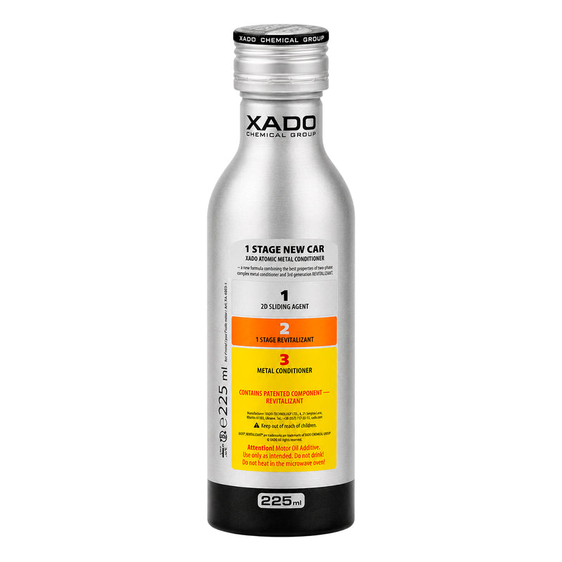 XADO Atomic Metal Conditioner New Car with 1 Stage Revitalizant