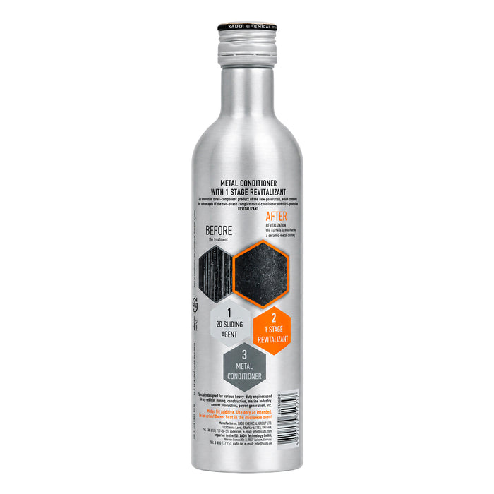 XADO 1 Stage Maximum Heavy Duty – Metal Conditioner for Medium to Heavy-Duty Engines | 10-25 Qt.