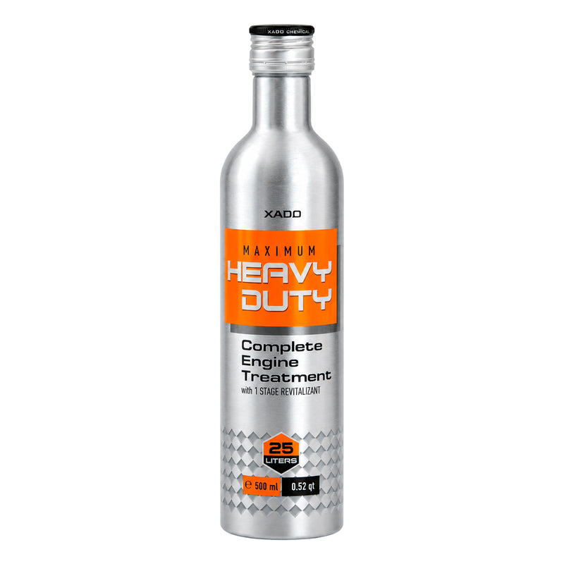 XADO 1 Stage Maximum Heavy Duty – Metal Conditioner for Medium to Heavy-Duty Engines | 10-25 Qt.