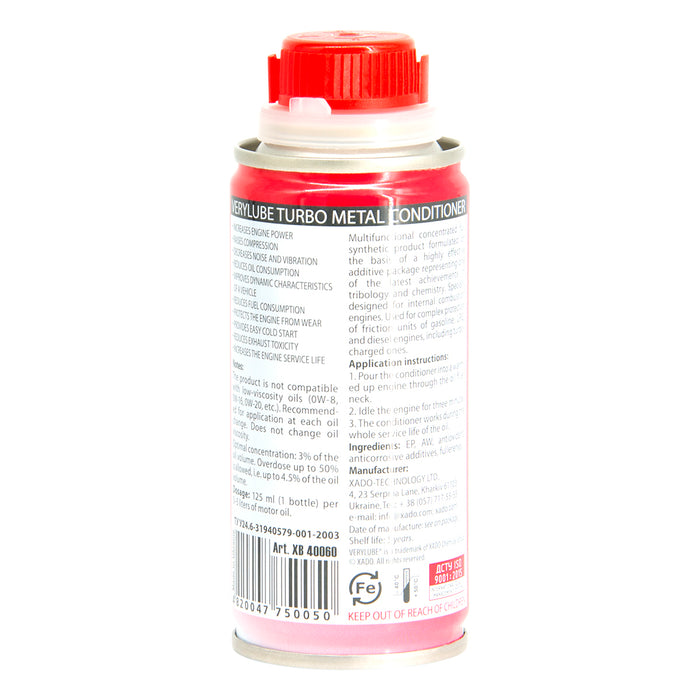 XADO Metal conditioner Turbo for engine