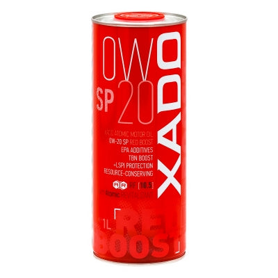 XADO Atomic Oil 0W-20 SP RED BOOST - Ultra-Light, Fuel-Efficient Synth