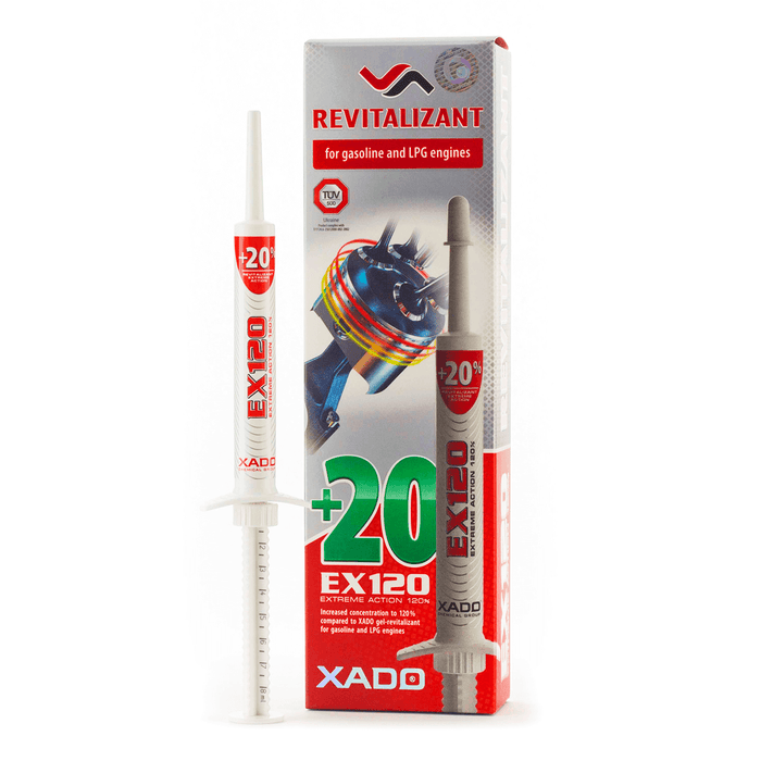 XADO Revitalizant EX120 para motores a gasolina y gas licuado de petróleo
