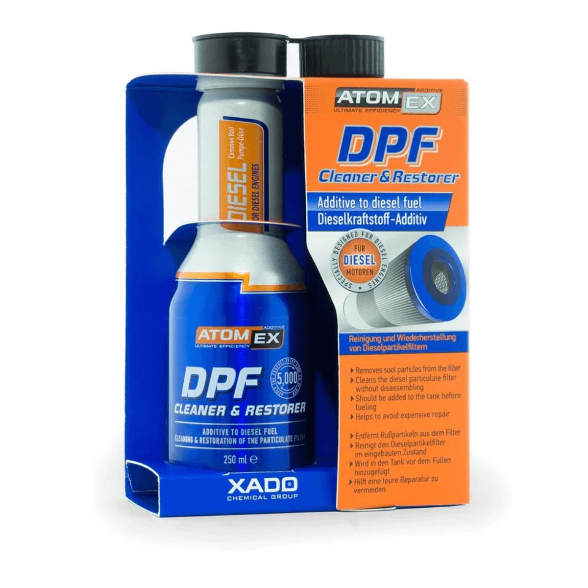XADO DPF Cleaner - Diesel Particulate Filter Treatment Additive