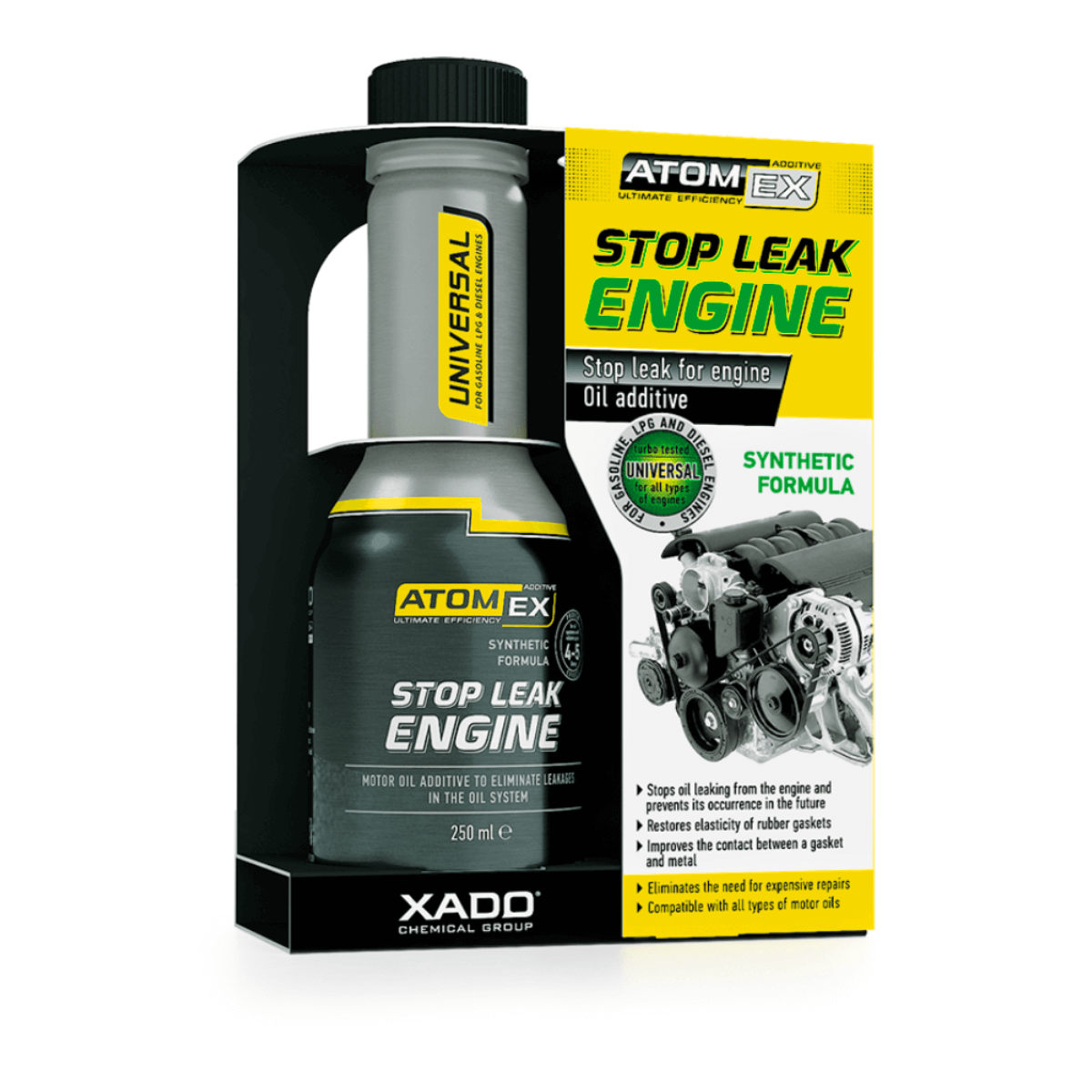 XADO Engine Oil Stop Leak Concentrate Oil Leak Sealer — XADO US