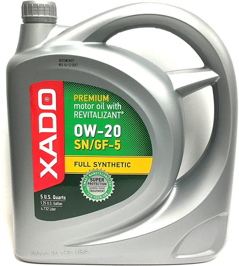 XADO 0W-20 SN/GF-5 Motor Oil - EXPIRED